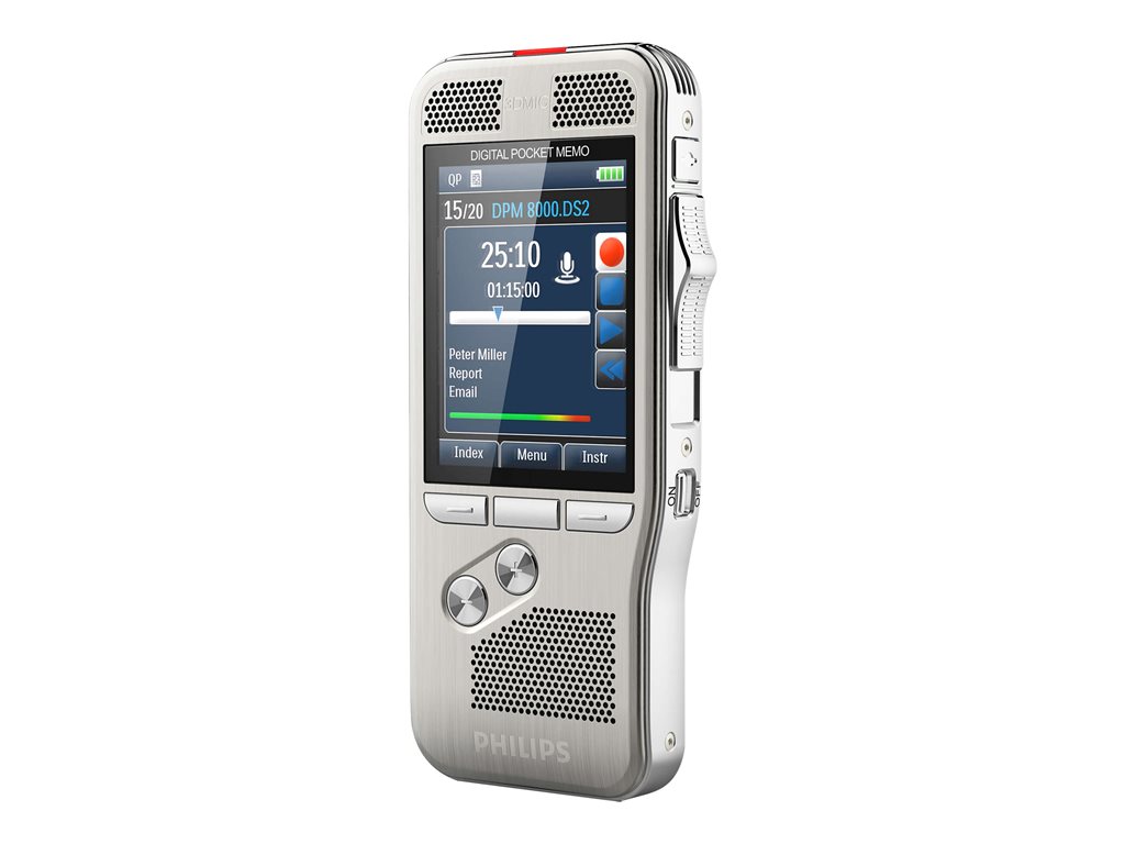 Philips Pocket Memo DPM8100 - Voicerecorder - 200 mW - 4 GB