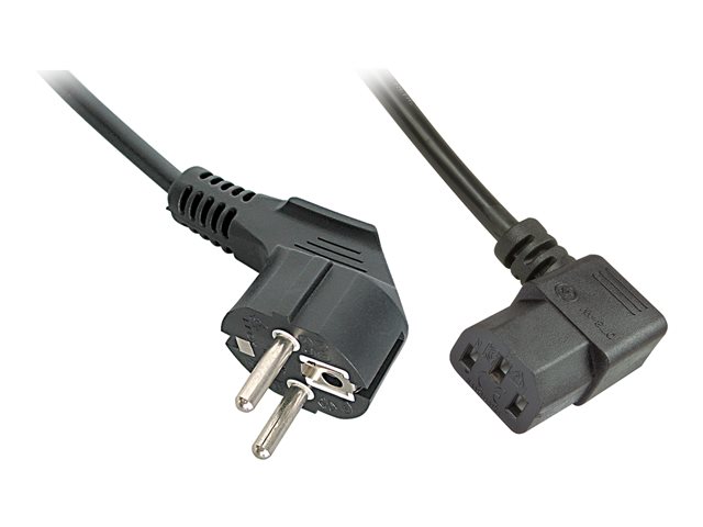 LINDY 3m IEC Mains lead angled