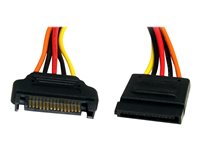StarTech.com 15 pin Serial ATA strøm (male) - 15 pin Serial ATA strøm (female) 30.5cm Forlængerkabel til strøm