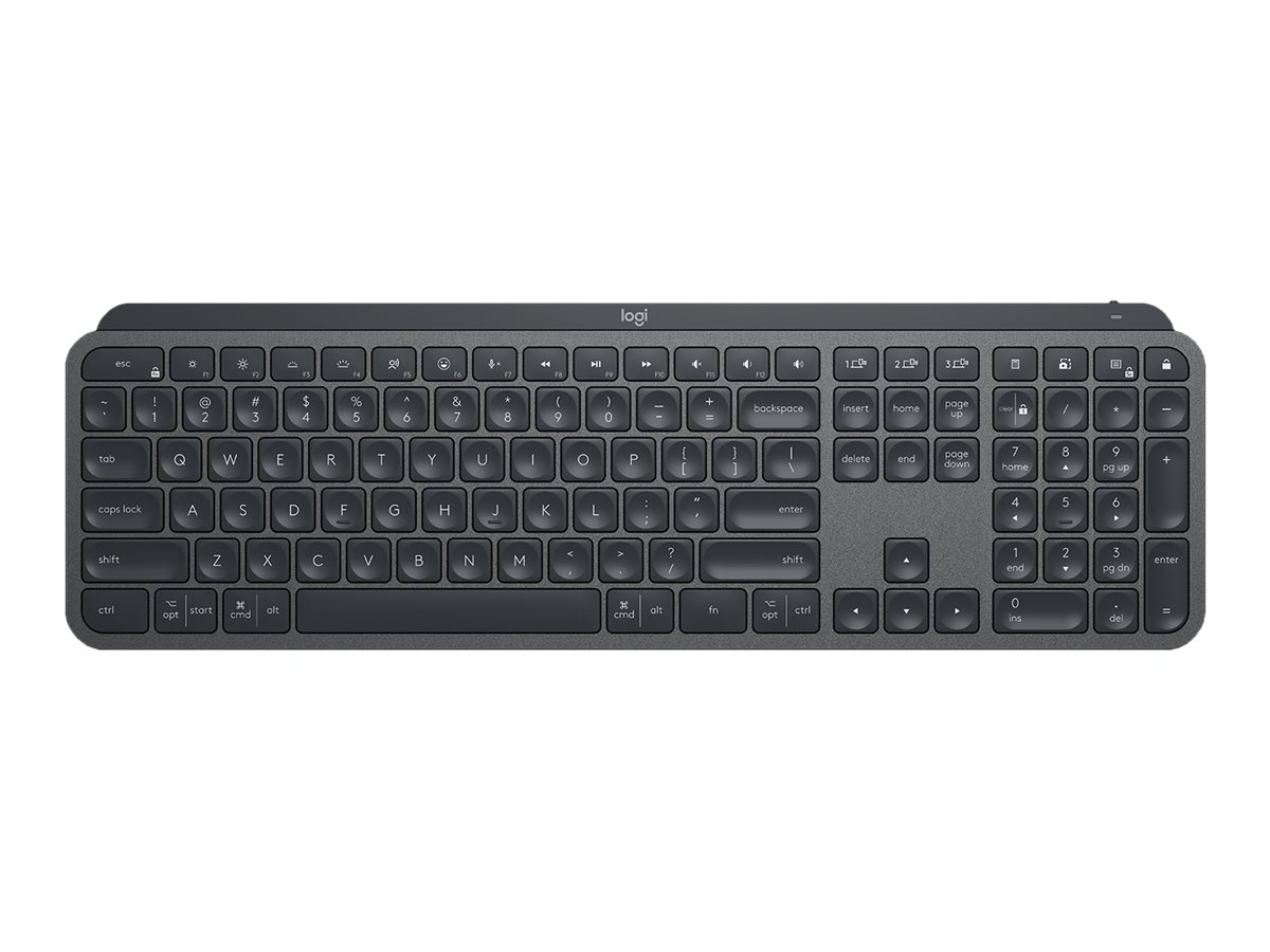 Logitech MX Keys for Business keyboard QWERTY US English graphite Input Product shot Bottom 75450