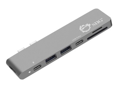 SIIG Thunderbolt 3 USB-C Hub HDMI with Card Reader & PD Adapter
