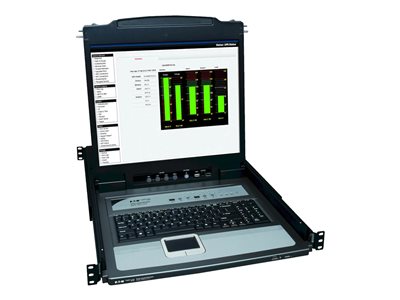 Tripp Lite 16-Port Rack Console KVM Switch 19" LCD PS2/USB Cables 1U