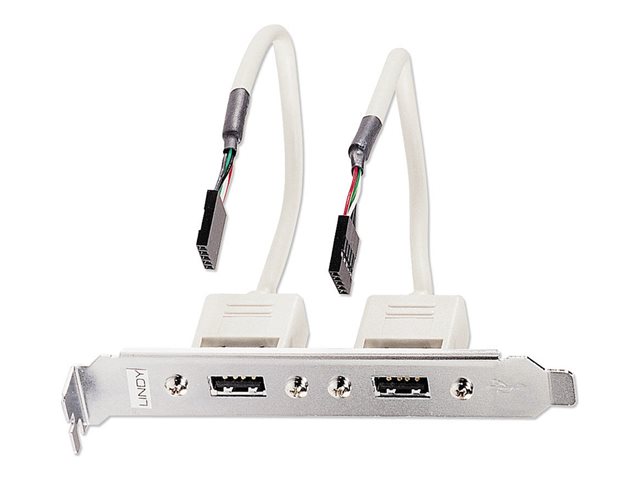 Equerre USB, 2 x IDC 5 pins, c bles 20cm