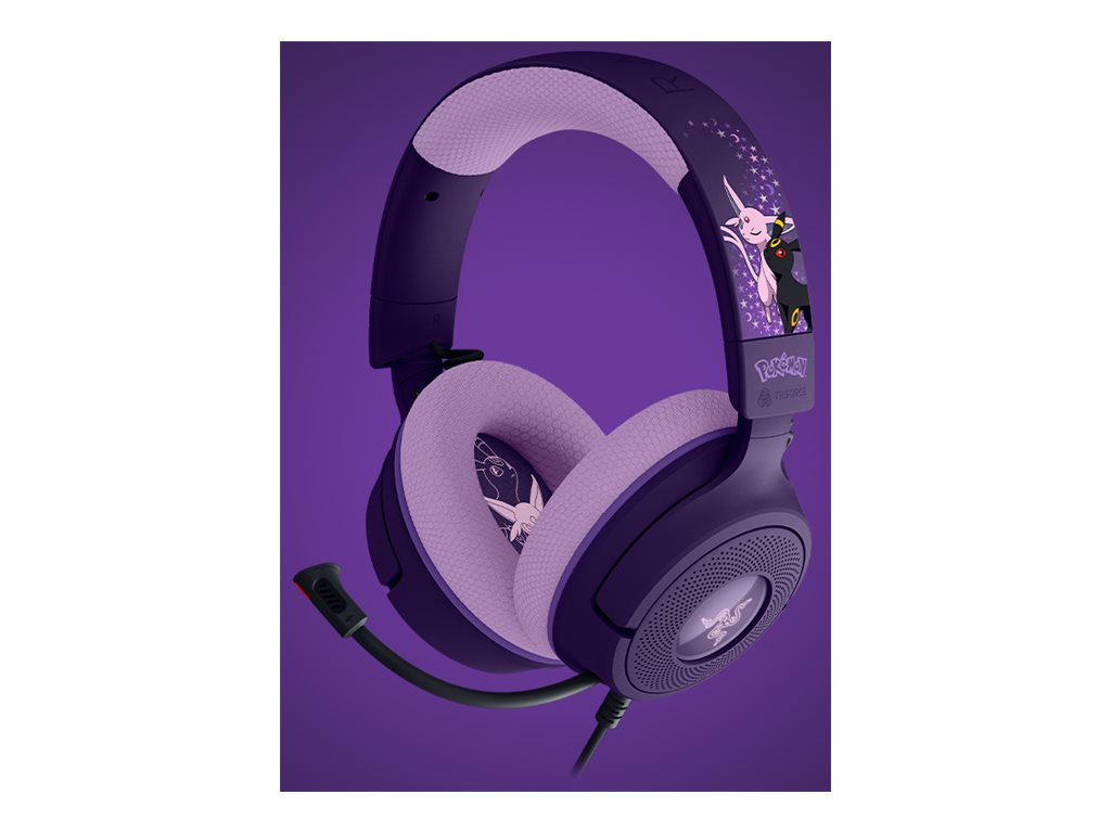 Razer Kraken V4 X, Espeon & Umbreon Edition, headset, USB-C