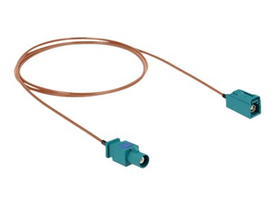 DELOCK Antennenkabel FAKRA Z St FAKRA Z Bu RG-316 RG-316 1m