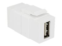 DeLOCK USB 2.0 USB-adapter Hvid