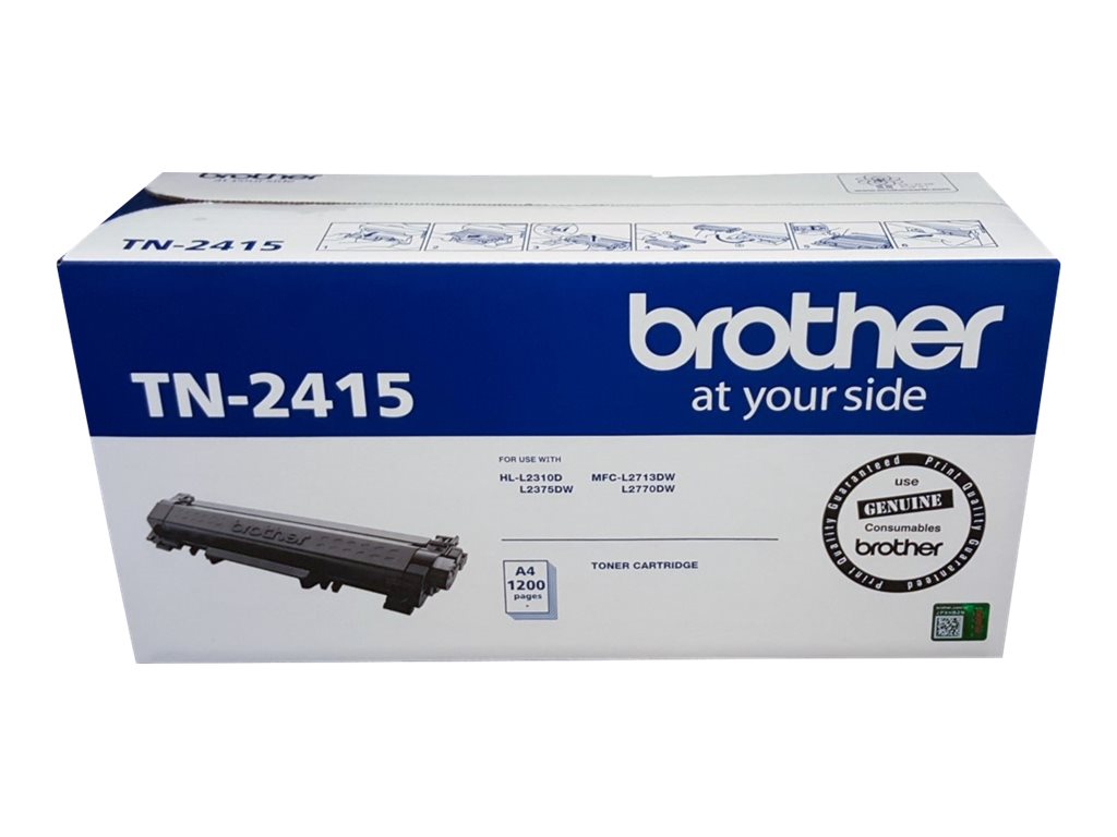 Brother TN2415 black original toner Package view Front 79675