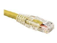 Weltron Patch cable RJ-45 (M) to RJ-45 (M) 3 ft UTP CAT 6 booted, stranded yel
