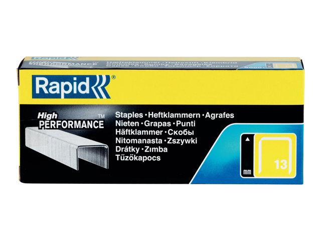 Rapid Staples No 13 6 Mm Pack Of 5000