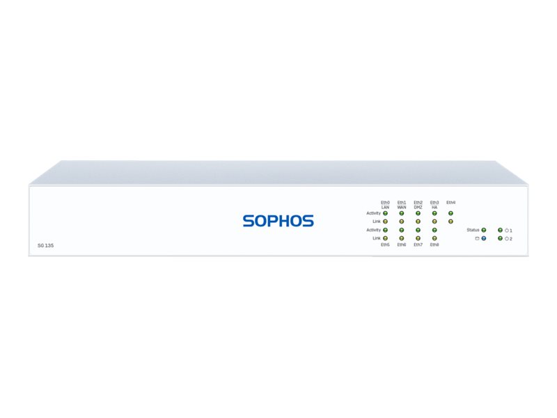 Sophos SG 135 rev.3 Security Appliance (EU/UK/US power cord)