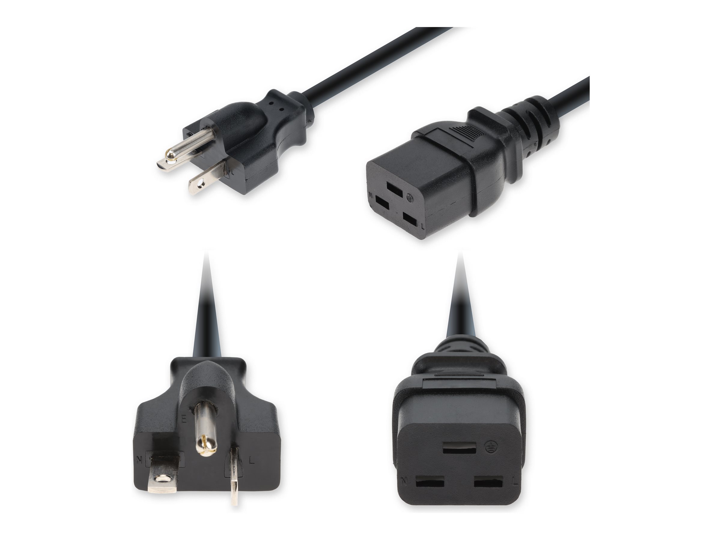 AddOn - Power cable - NEMA 5-20P to IEC 60320 C19