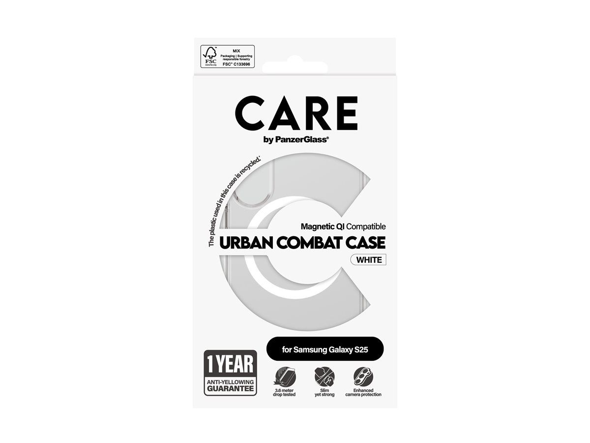 PanzerGlass CARE Samsung Galaxy S25 Urban Combat White QI – foto 5