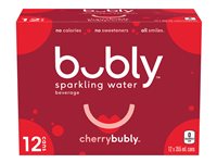 Bubly Sparkling Water - Cherry - 12x355ml