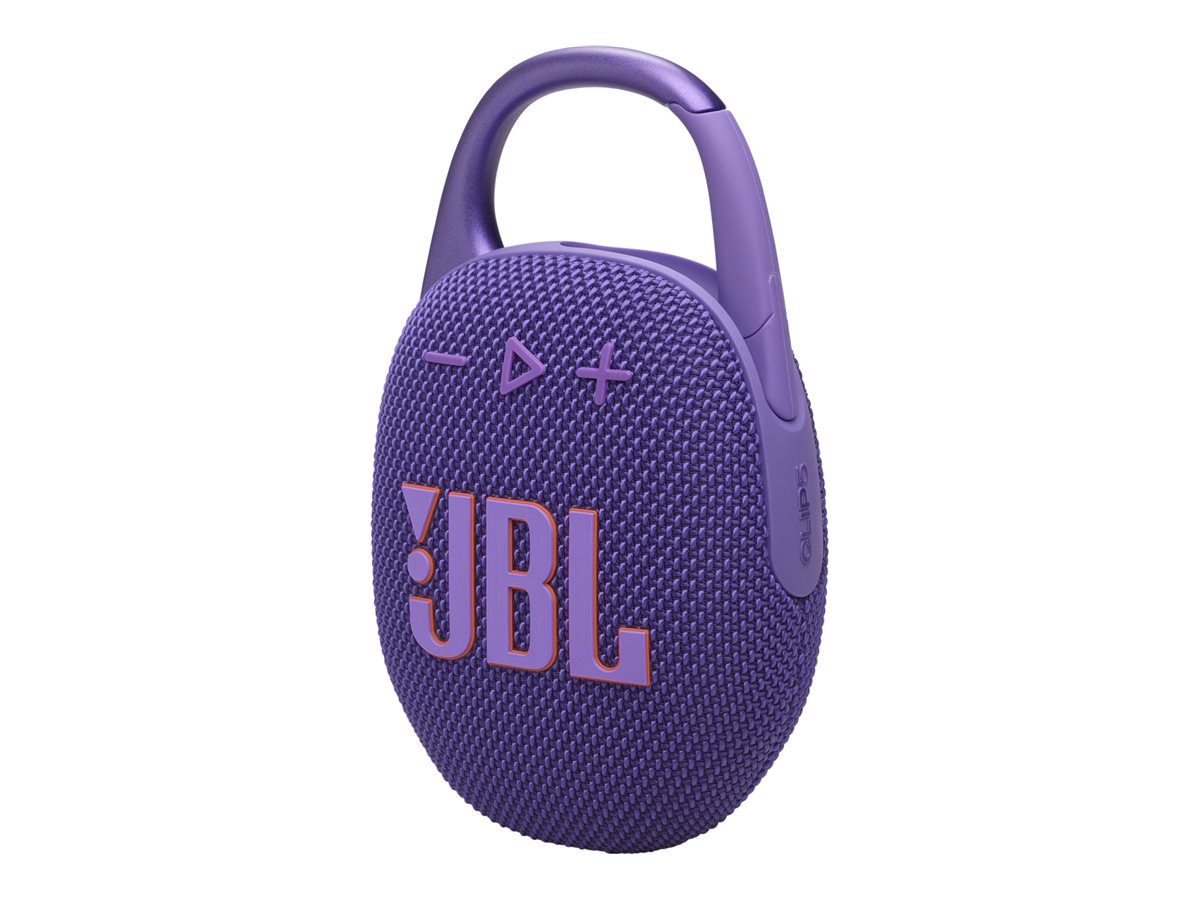 JBL Clip 5 Portable Bluetooth Speaker - Purple - JBLCLIP5PURAM