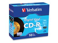 Verbatim Digital Vinyl 10 x CD-R 700 MB (80min) jewel case