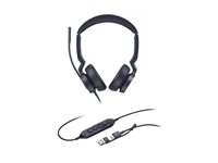 Yealink UH46 Dual Kablet Høretelefoner Sort