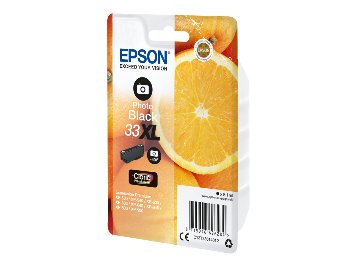 Epson 33XL - XL - foto černá - originální - inkoustová cartridge – foto 3