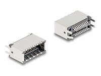 Delock USB-konnektor Sølv