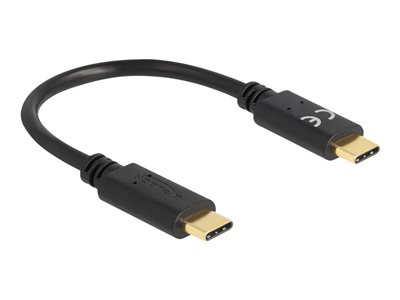 DELOCK USB Type-C Ladekabel 15 cm PD 5 A mit E-Marker