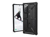 UAG Rugged Case for Samsung Galaxy Note20 5G Monarch Carbon Fiber Back cover for cell phone 