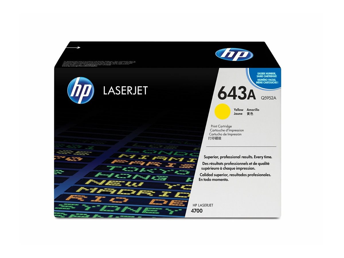 HP MV CARTOUCHE LASER JAUNE CLJ