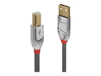 LINDY USB 2.0 Kabel Typ A/B Cromo Line M/M 0.5m - 36640