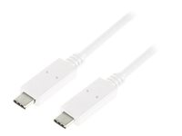 LogiLink USB 3.1 USB Type-C kabel 1m Hvid