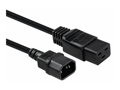 LINDY 1m C14 an C19 Netzverlängerungskab