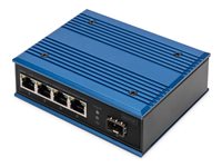 DIGITUS 4-porte Gigabit Ethernet PoE
