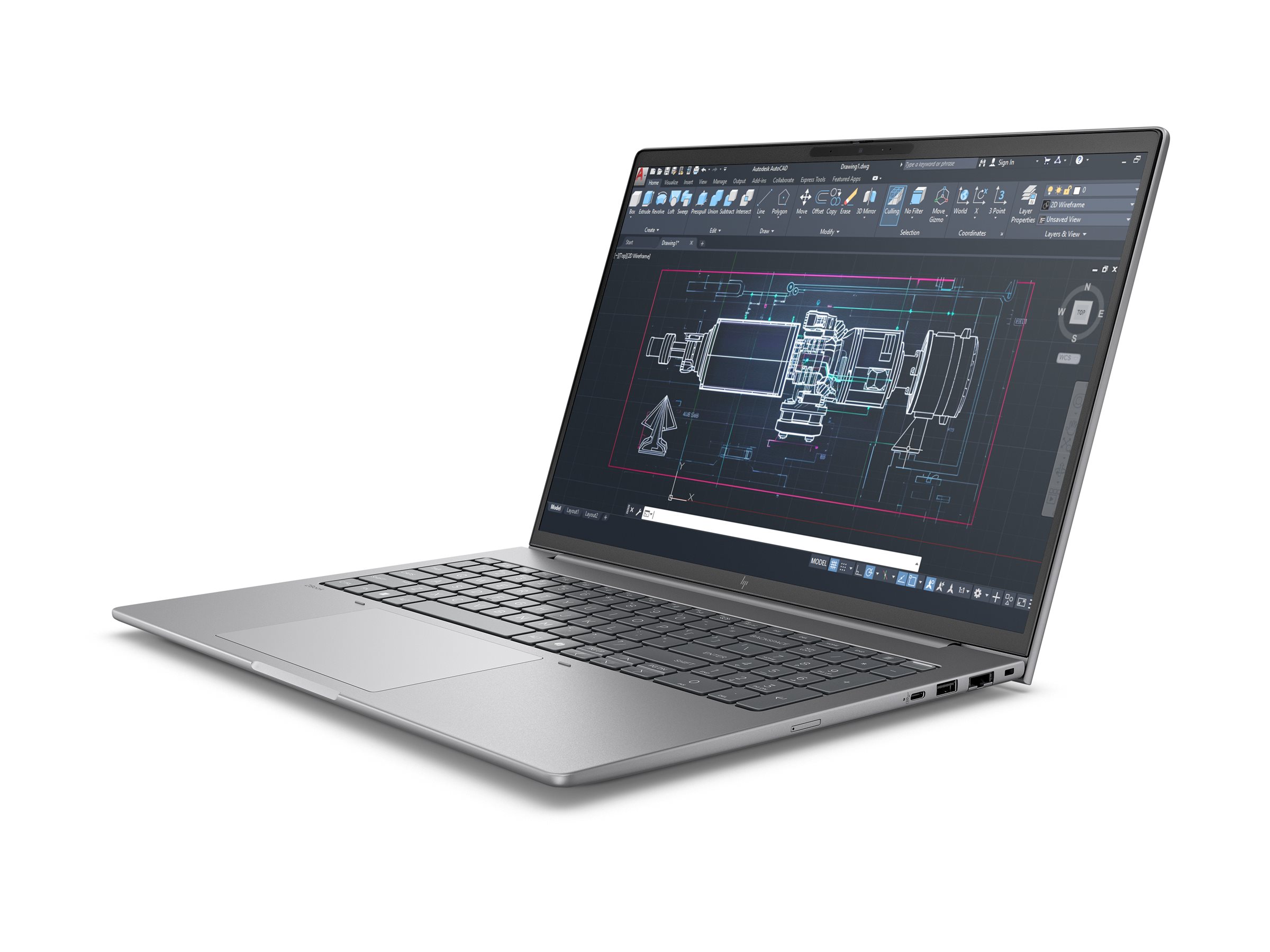 HP ZBook 8 G1i Mobile Workstation AI PC 16 Intel Core Ultra 7 255H 32 GB RAM 1 TB Product shot Close-up 75800