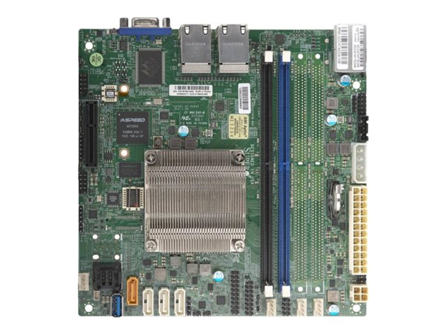 Płyta Główna Supermicro A2SDI-2C-HLN4F 1x CPU Mini-ITX High Perf SKU 8 GbE LAN Ports, w/ IPMI 