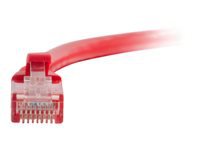 C2G 1ft Cat6a Snagless Unshielded (UTP) Network Patch Ethernet Cable-Red