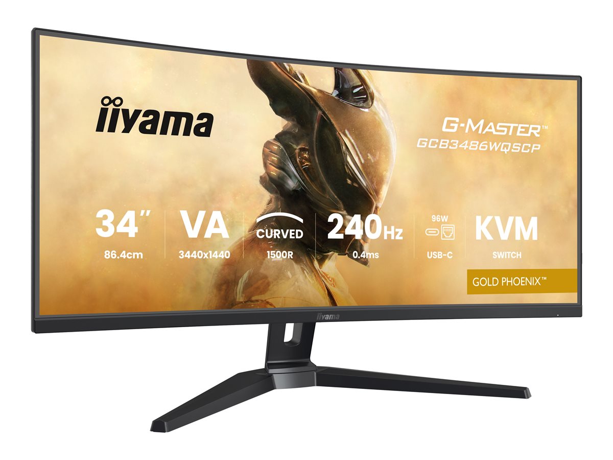 iiyama G-MASTER Gold Phoenix GCB3486WQSCP-B1 - LED monitor - zakřivená - 34" - HDR – foto 5