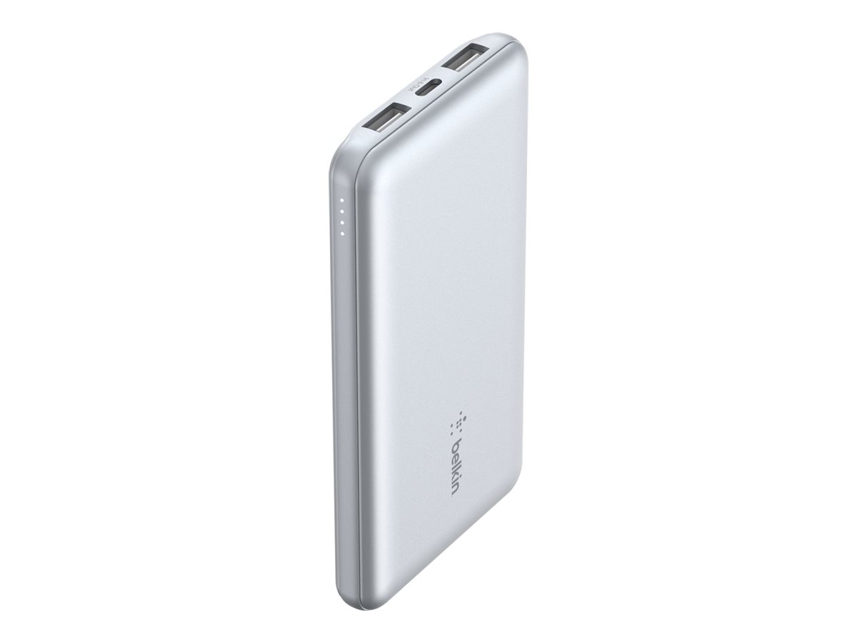 Belkin BoostCharge power bank 2 x USB USB-C 15 Product shot Left-angle 79750