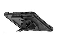 Amzer Tuffen Back cover for tablet rugged silicone, polycarbonate black 11INCH 