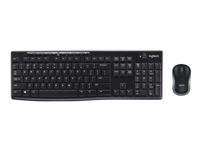 Logitech Wireless Combo MK270 - keyboard and mouse set - French