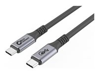 MicroConnect Premium USB4 Gen3x2 USB Type-C kabel 2m Sort