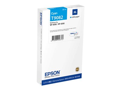 EPSON WF-6xxx Ink Cartridge Cyan XL - C13T90824N