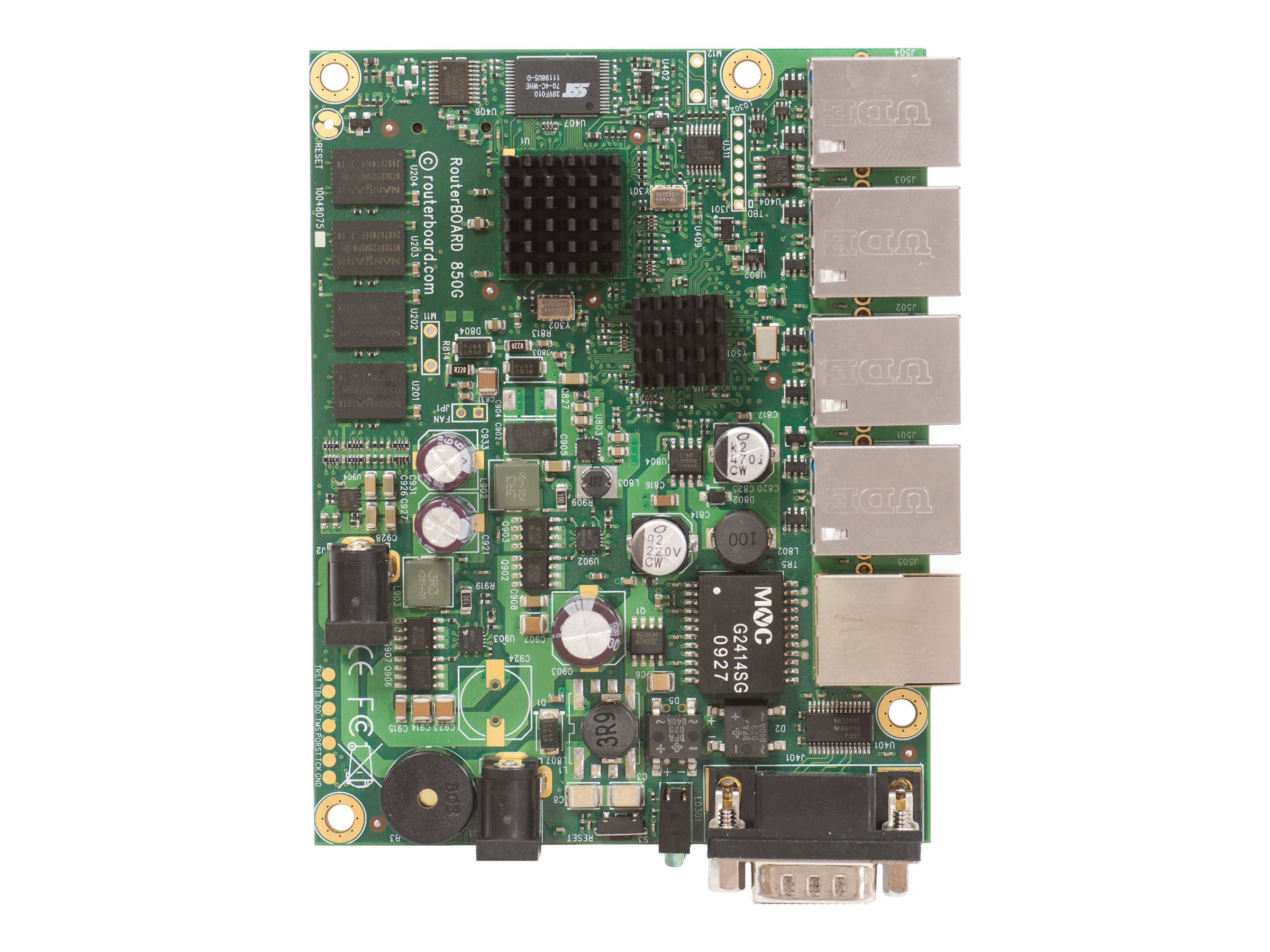 MikroTik RouterBOARD RB850Gx2 Product shot Front 79950