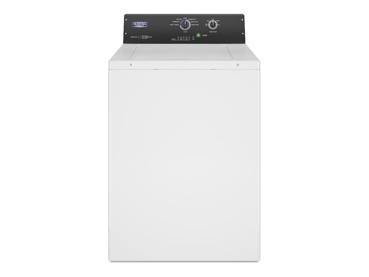 Maytag Commercial MAT23MNAGW washing machine - top loading - freestanding - white