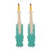 Eaton Tripp Lite Series 400G Multimode 50/125 OM4 Fiber Optic Cable (Duplex SN-PC M/M), LSZH, Magenta, 1 m (3.3 ft.)