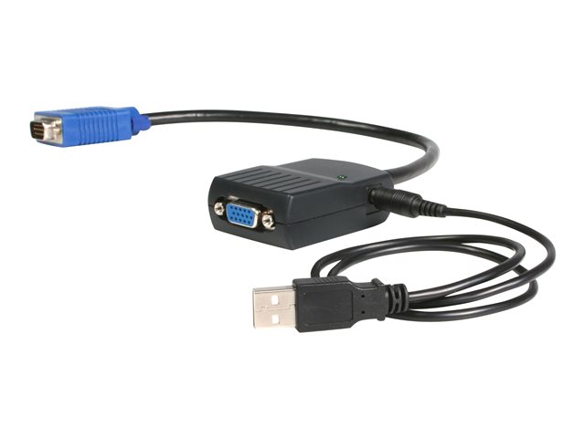 StarTech.com 2 Port VGA Video Splitter - USB Powered - 2048x1536 - VGA Video Monitor Splitter Dual Port (ST122LE)