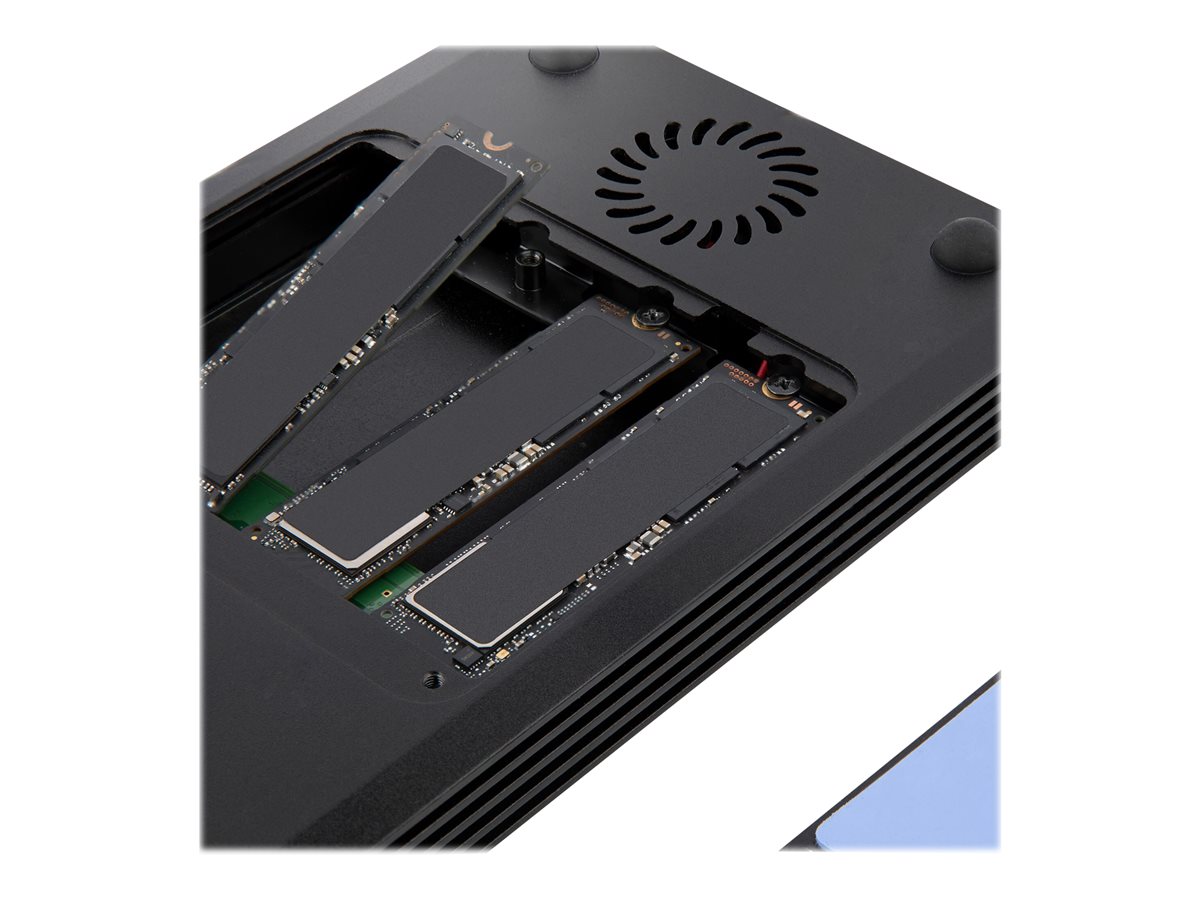 StarTech.com 4 Bay Thunderbolt 3 NVMe Enclosure, For M.2 NVMe Solid State Drives, 1x DisplayPort Video & 2x TB3 Downstream Ports, Up to 40Gbps, 72W Power Supply - 4 Bay M.2 SSD External Hard Drive Enclosure (M2E4BTB3) - kryt úložiště - M.2 NVMe Card / PCIe (NVMe) - Thunderbolt 3 – foto 8