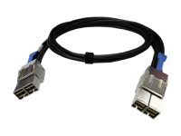 QNAP Serial Attached SCSI (SAS) eksternt kabel Sort 1m