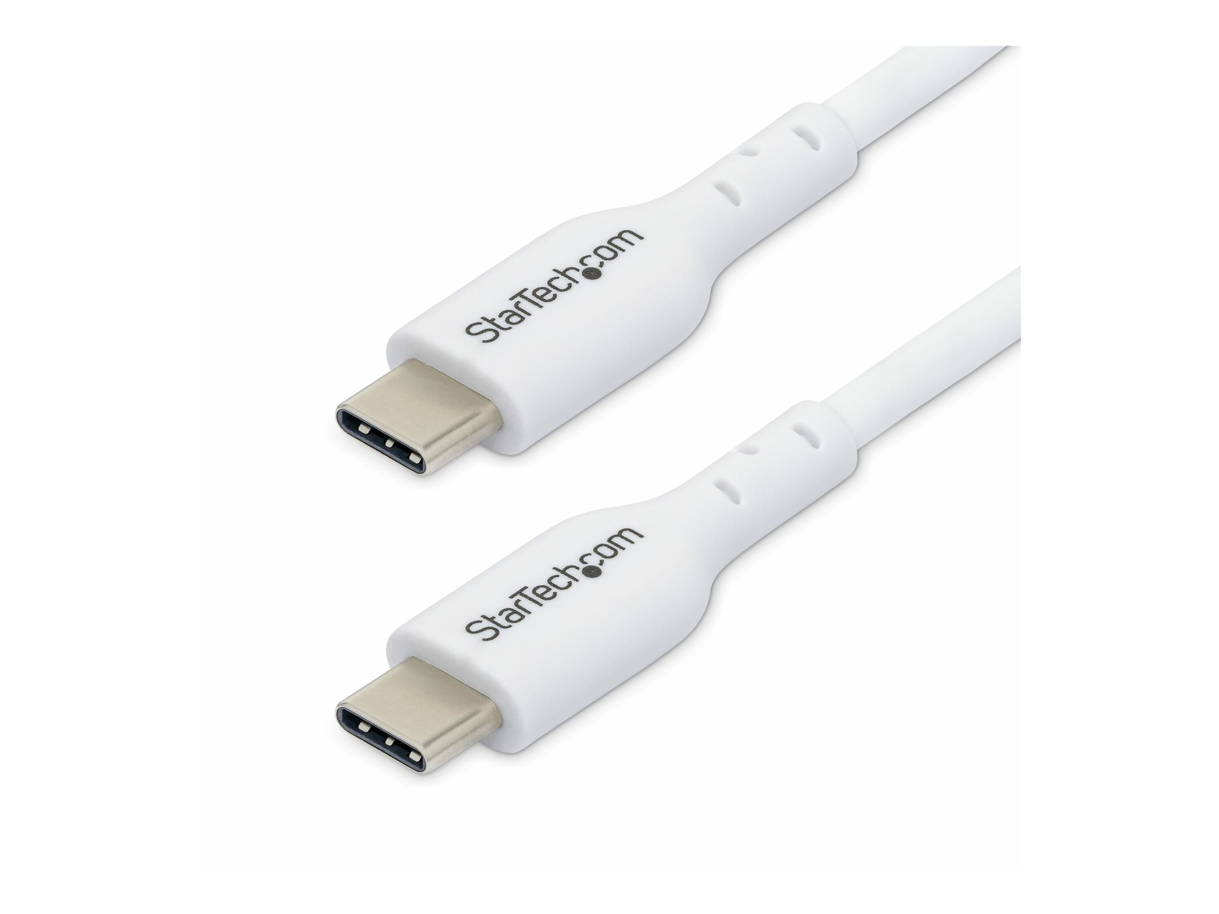 StarTech 6ft White USB-C Charging Cable 2-Pack, USB C Cable, 60W PD