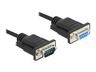 DELOCK Seriell RS-232 D-Sub9 Steck.<BU. schmale Geh.0,5m