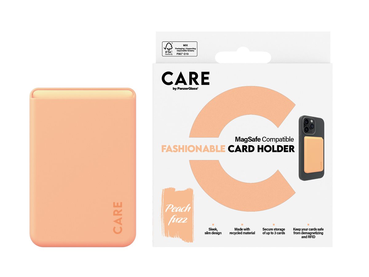 PanzerGlass CARE Apple MagSafe RFID CardHolder broskvové pouzdro na platební karty – foto 2