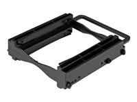 StarTech.com Dual 2.5" SSD/HDD Mounting Bracket for 3.5" Drive Bay - Tool-Less Installation - 2-Drive Adapter Bracket for Des