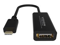 Vision - video adapter - USB-C to DisplayPort - 15 cm