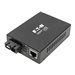 Eaton Tripp Lite Series Gigabit Multimode Fiber to Ethernet Media Converter, POE+